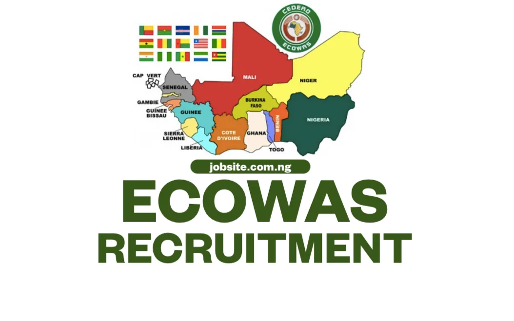 ECOWAS Recruitment 2025/2026 (9 Positions) | Apply Now