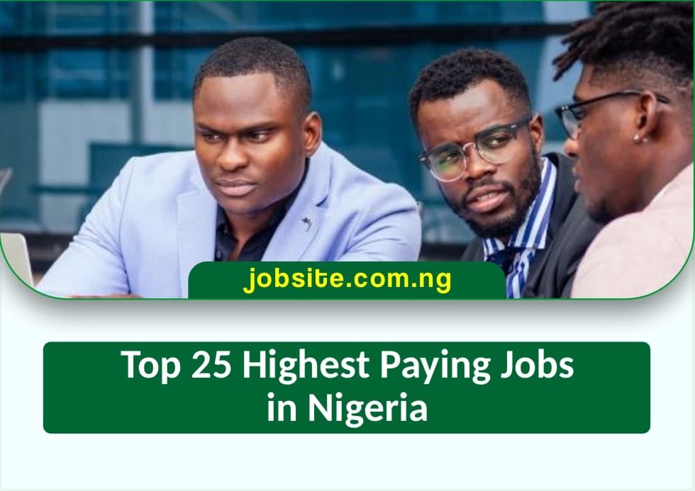 Top 25 Highest Paying Jobs in Nigeria 2026 | ₦500k-₦5M Salaries